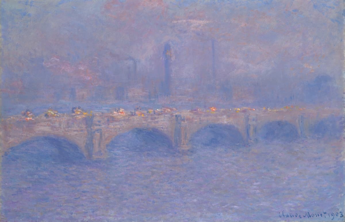 Waterloo Bridge, Sunlight Effect, 1903