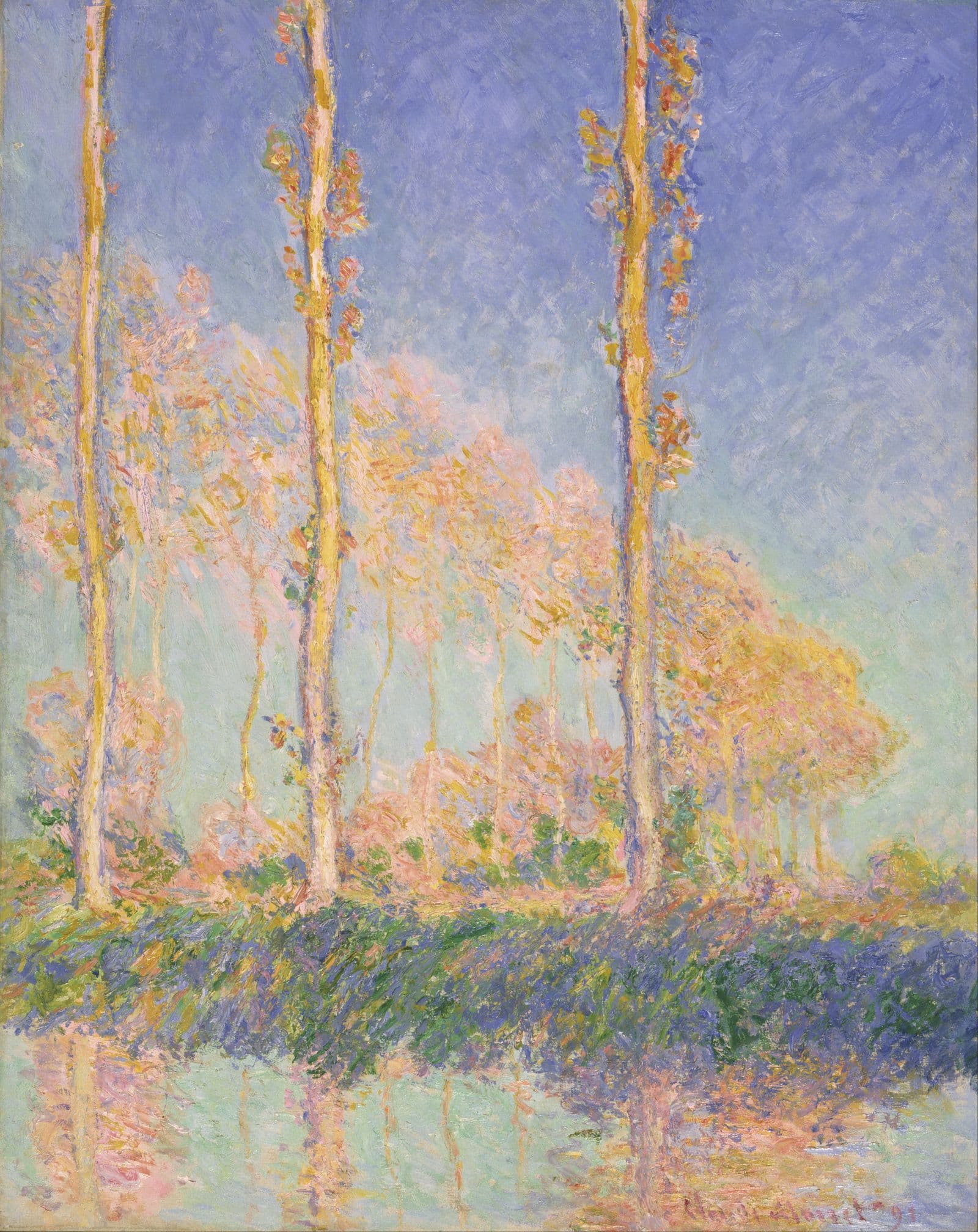 Poplars (Autumn), 1891