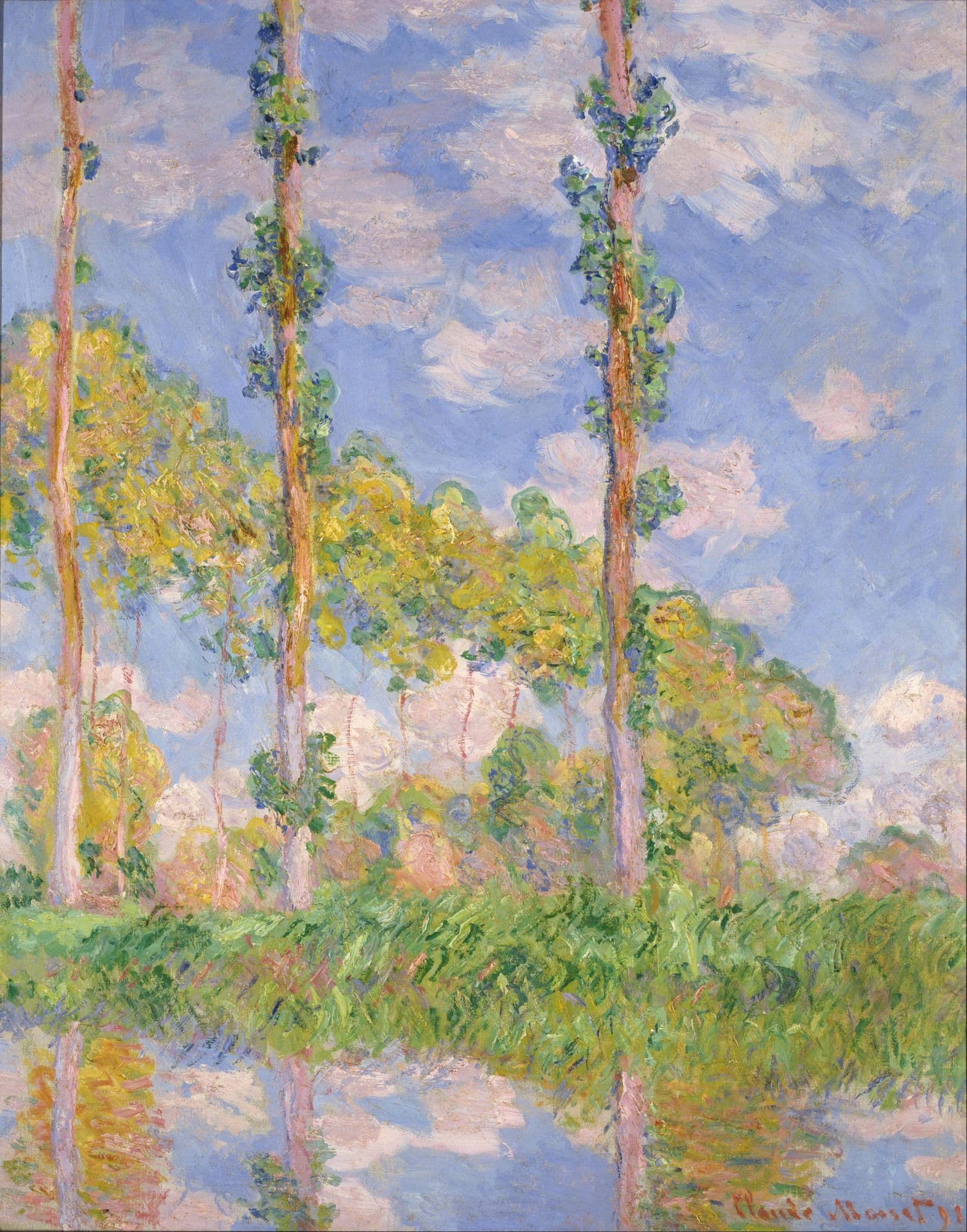Poplars in the Sun, 1891