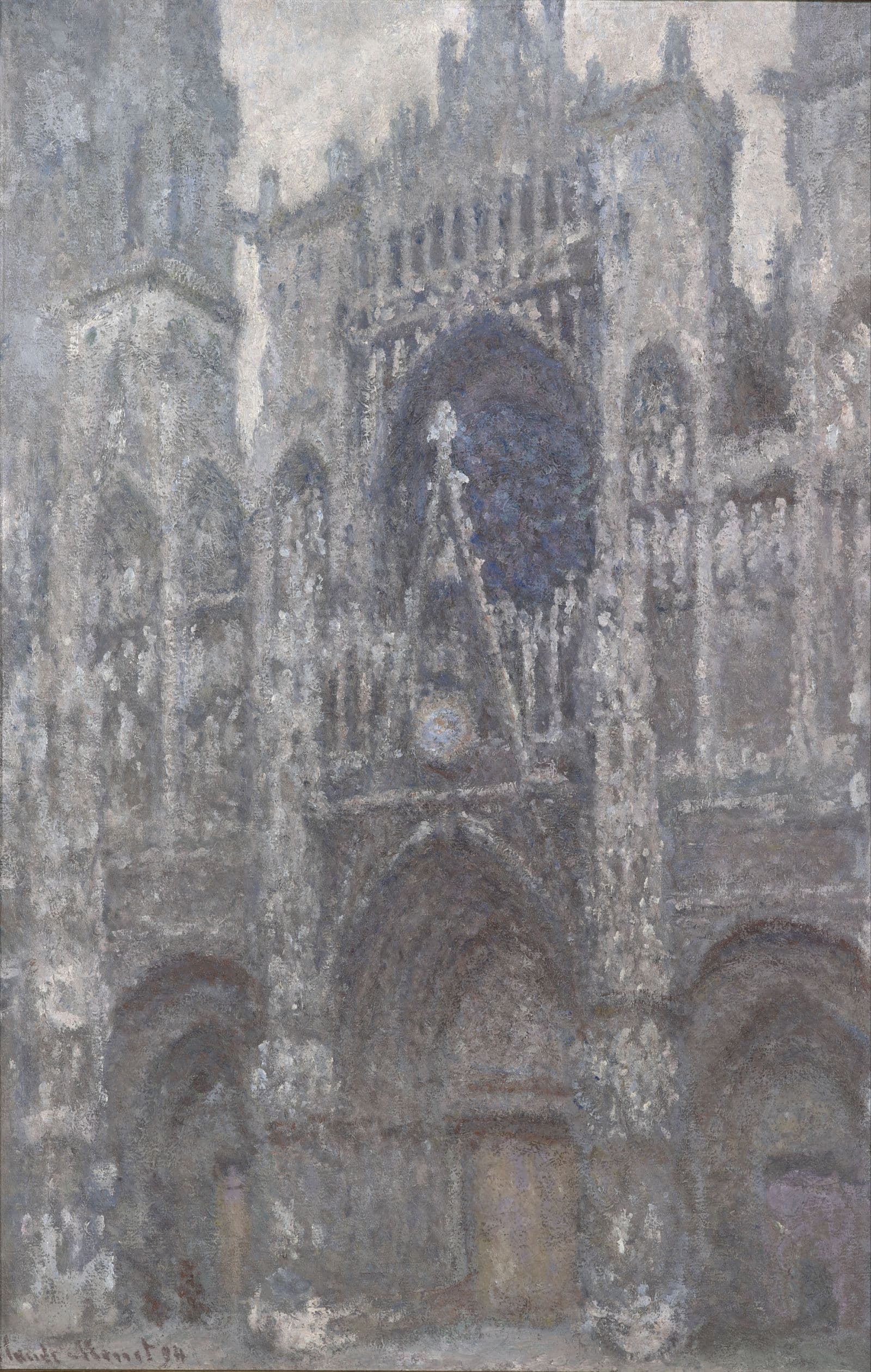 Rouen Cathedral, Grey Weather, 1894